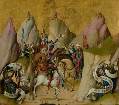 La Rencontre des trois rois avec David et Isaïe - Master of the St. Bartholomew Altarpiece